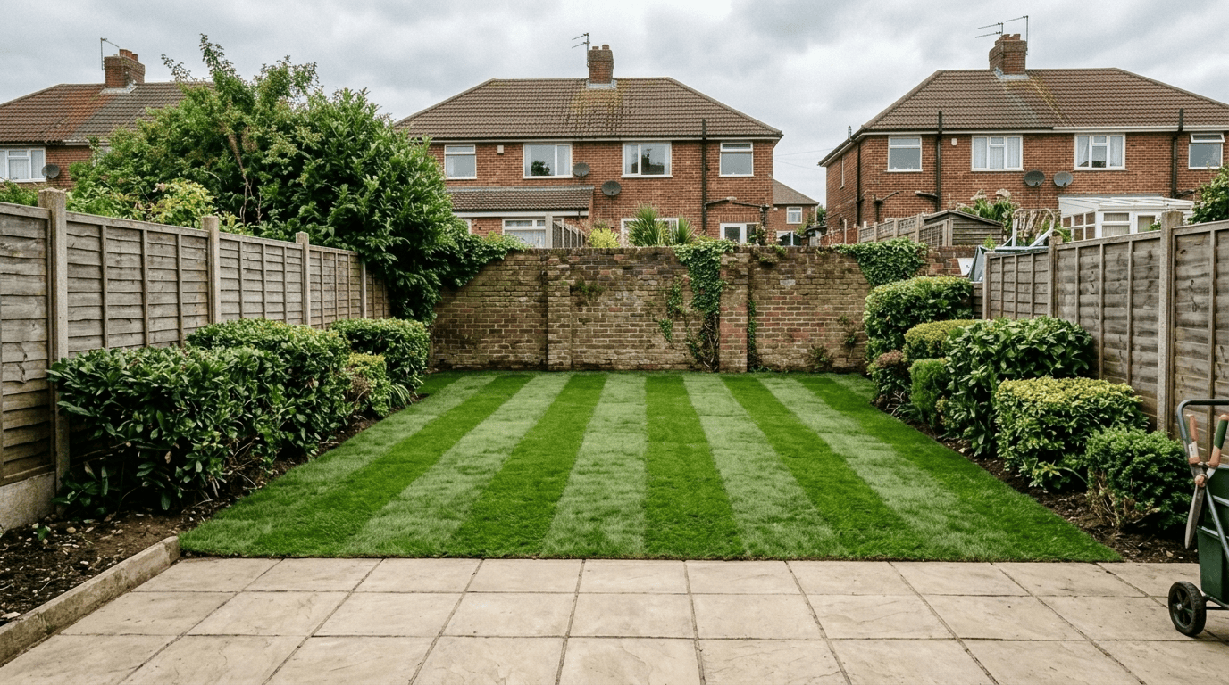 Garden after Glorious Gardening work